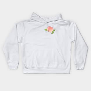 Cute Peachy Peach Kids Hoodie